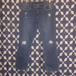 White House Black Market Slim Crop Jeans